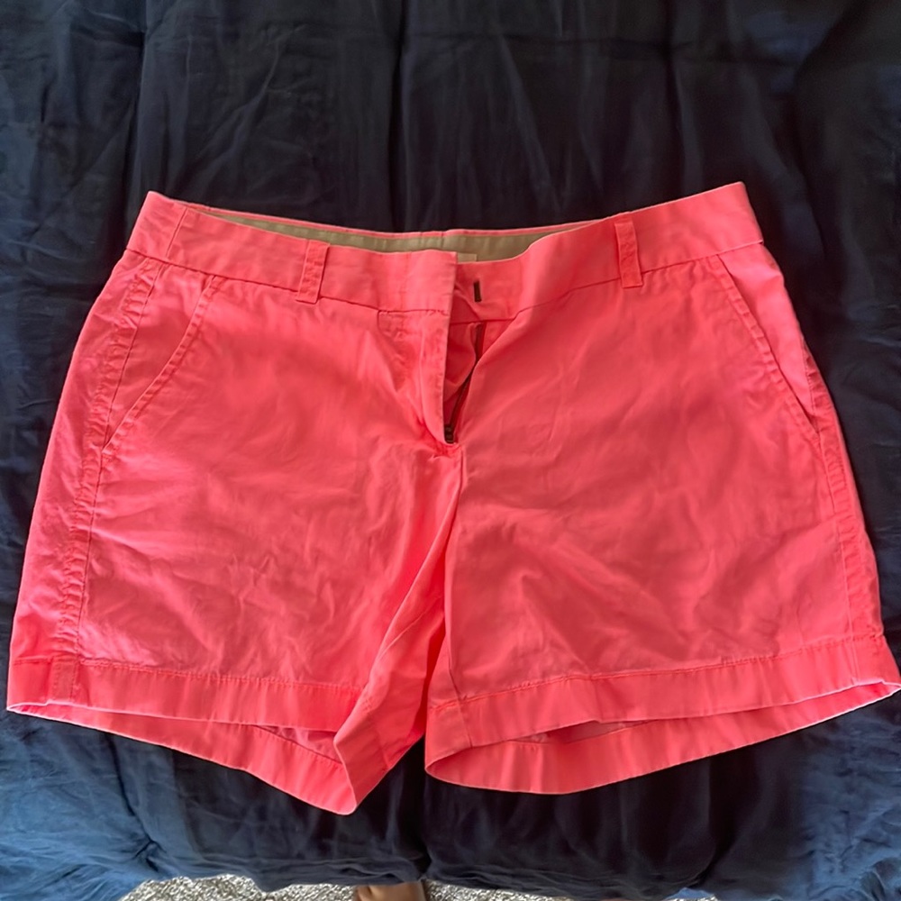 J crew size 8 pink shorts